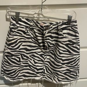 Zebra print skirt!!!!